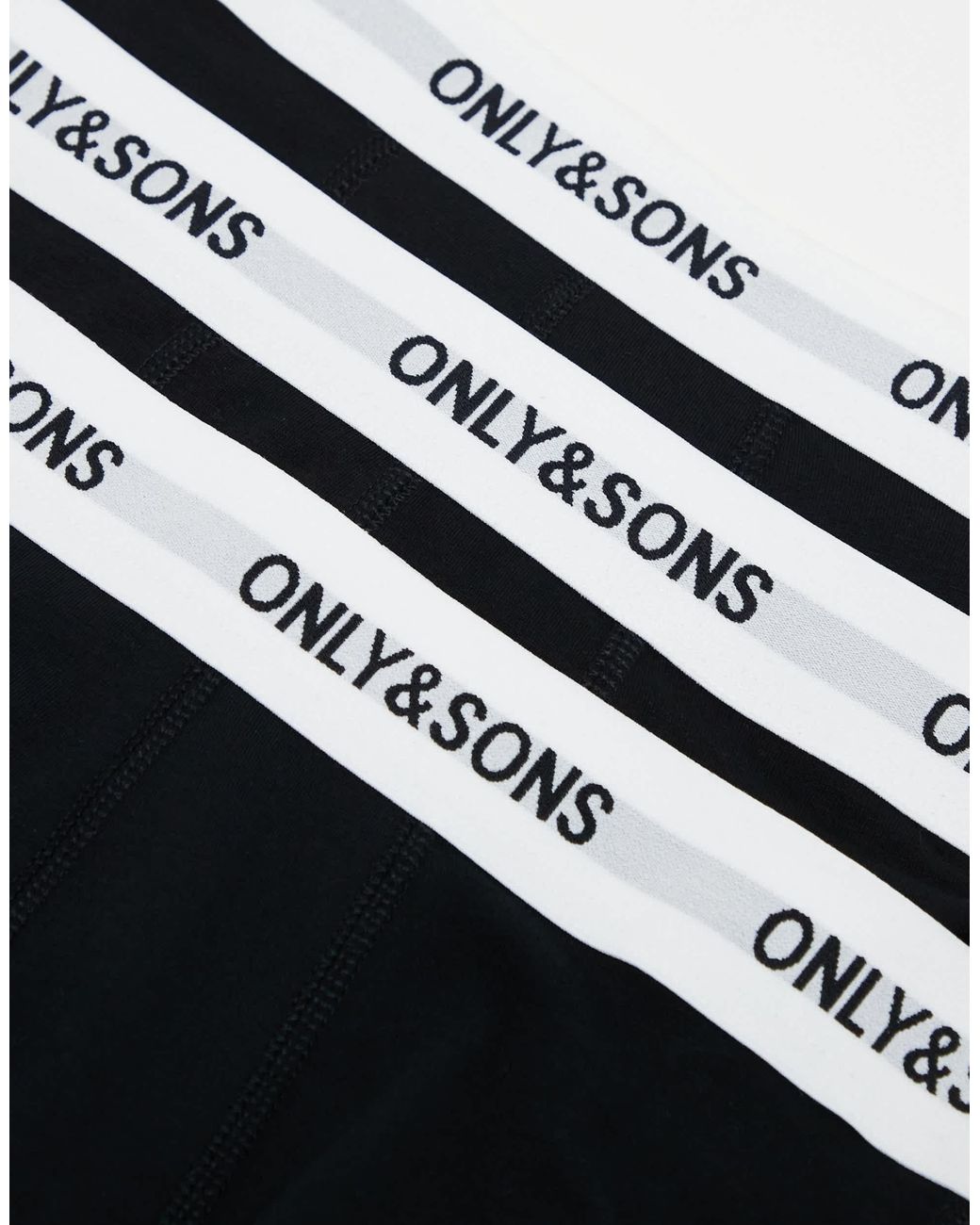 Lot Only & Sons pour homme en coloris Black
