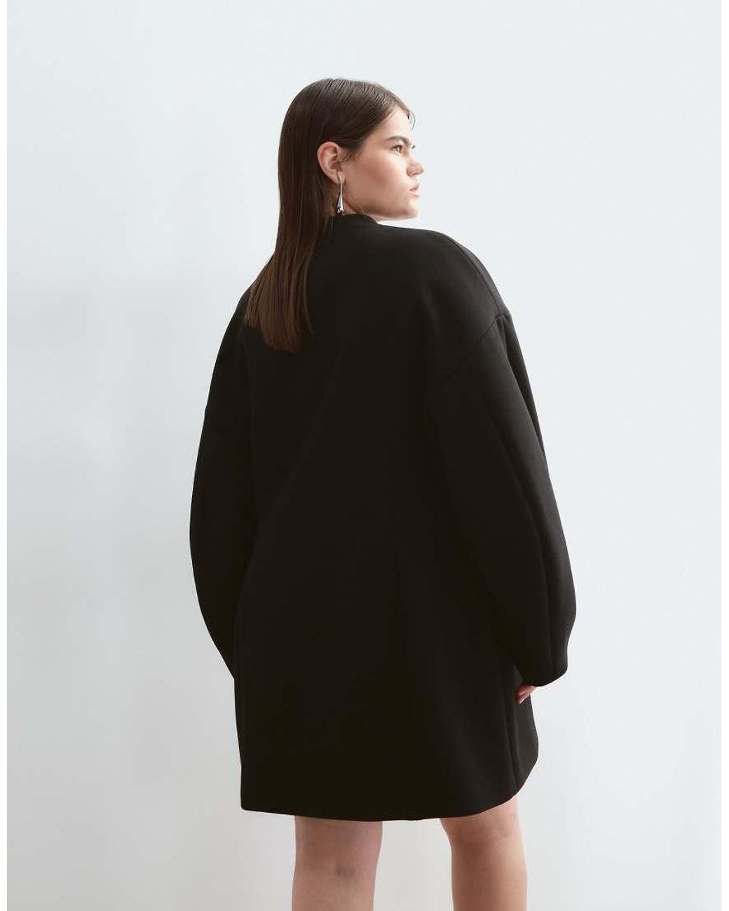 ARRANGE Black Curve Structured Blazer Mini Dress