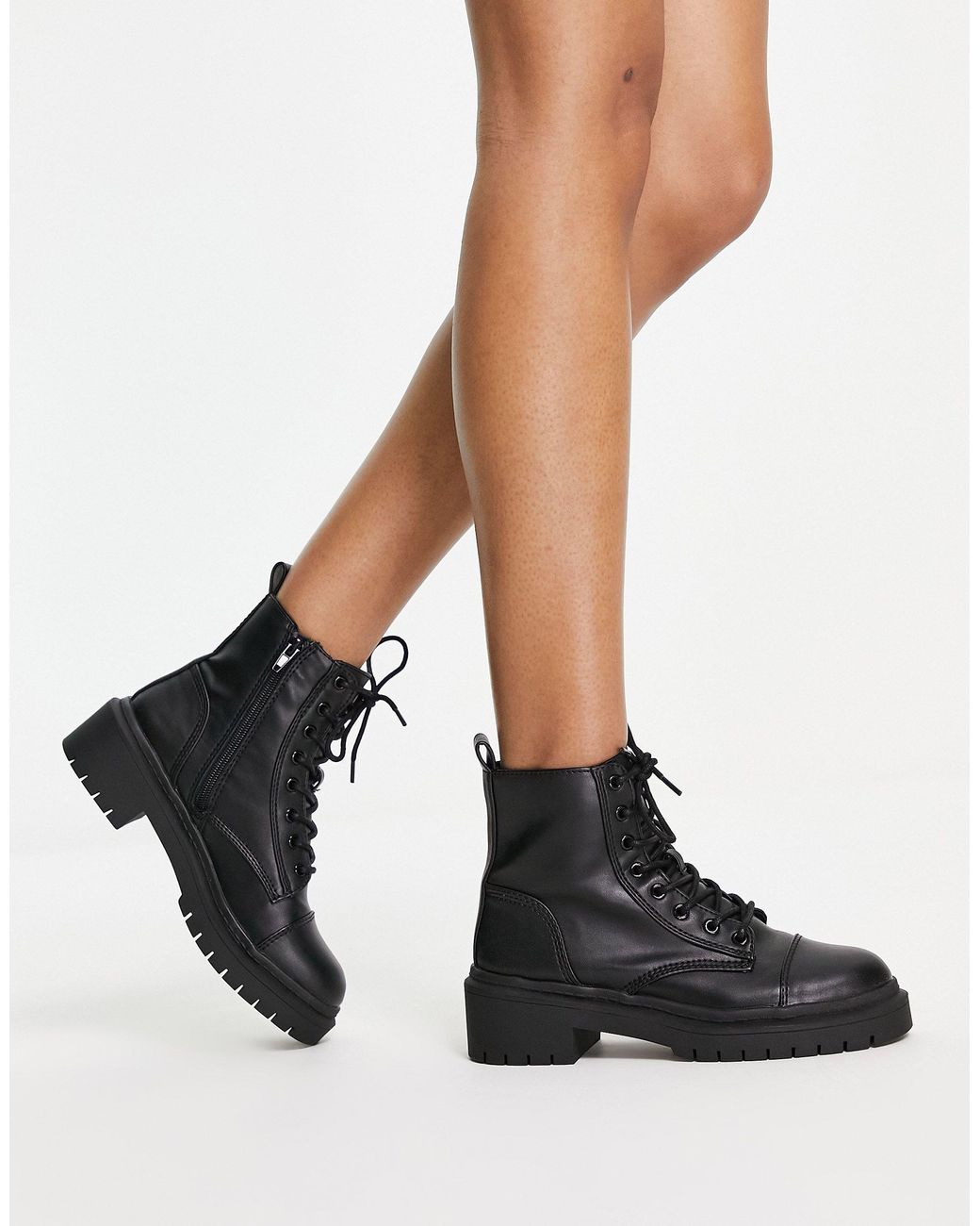 er mere end Andesbjergene erstatte ALDO Goer Lace Up Boots in Black | Lyst