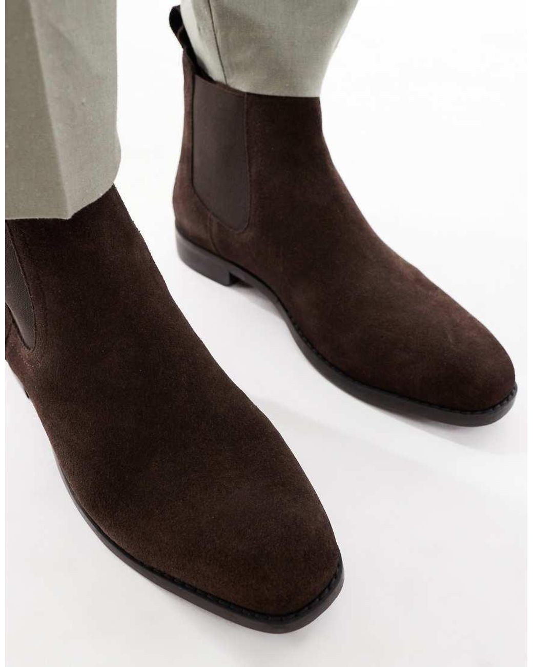 ASOS Brown Chelsea Boots for men
