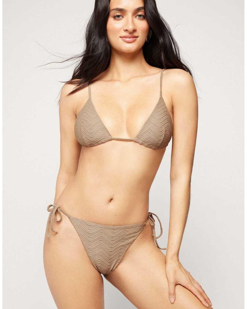 Tezenis Natural Brazillian Sparkling Touch Bikini Bottoms