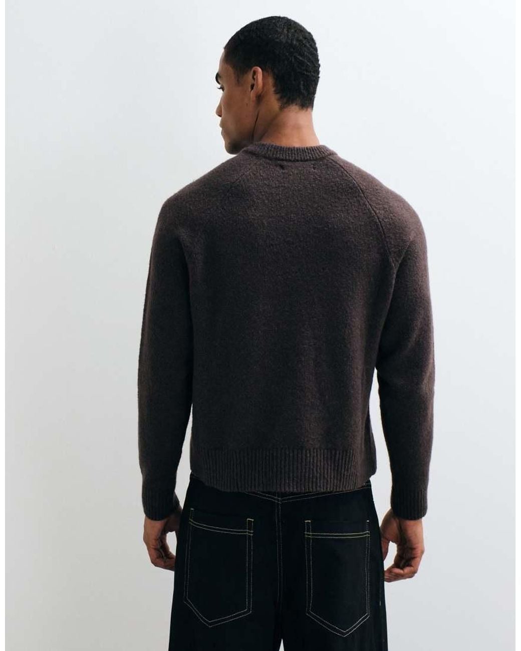 Cotton On Gray Super Soft Boxy Knit for men