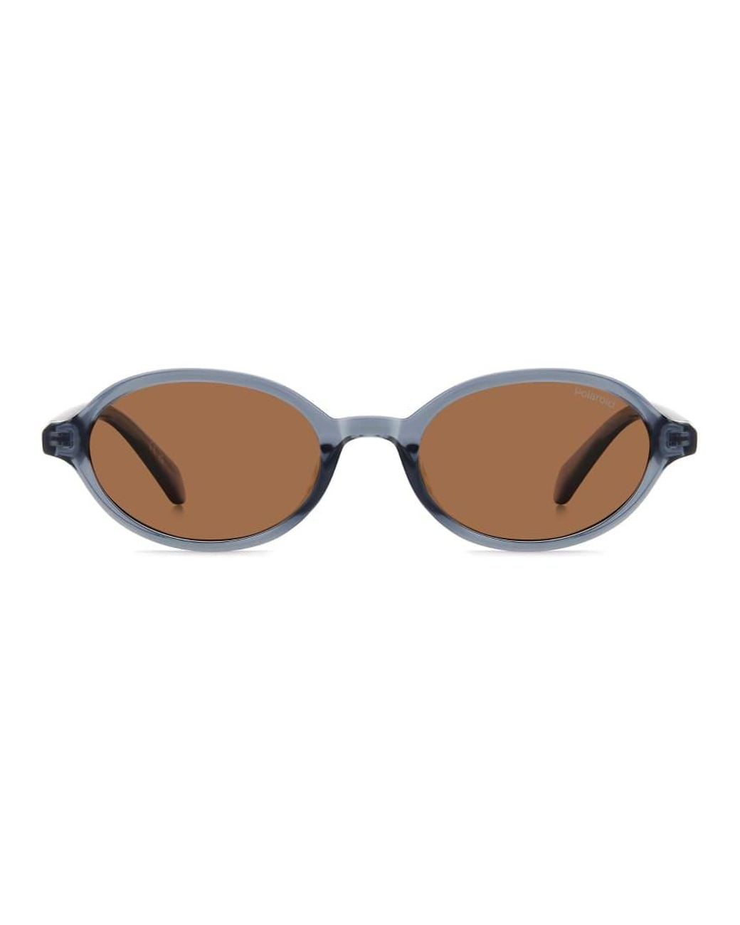 Polaroid Sunglasses Gray Polaroid Sung Vintage Oval Sunglasses With Polarised Lenses for men