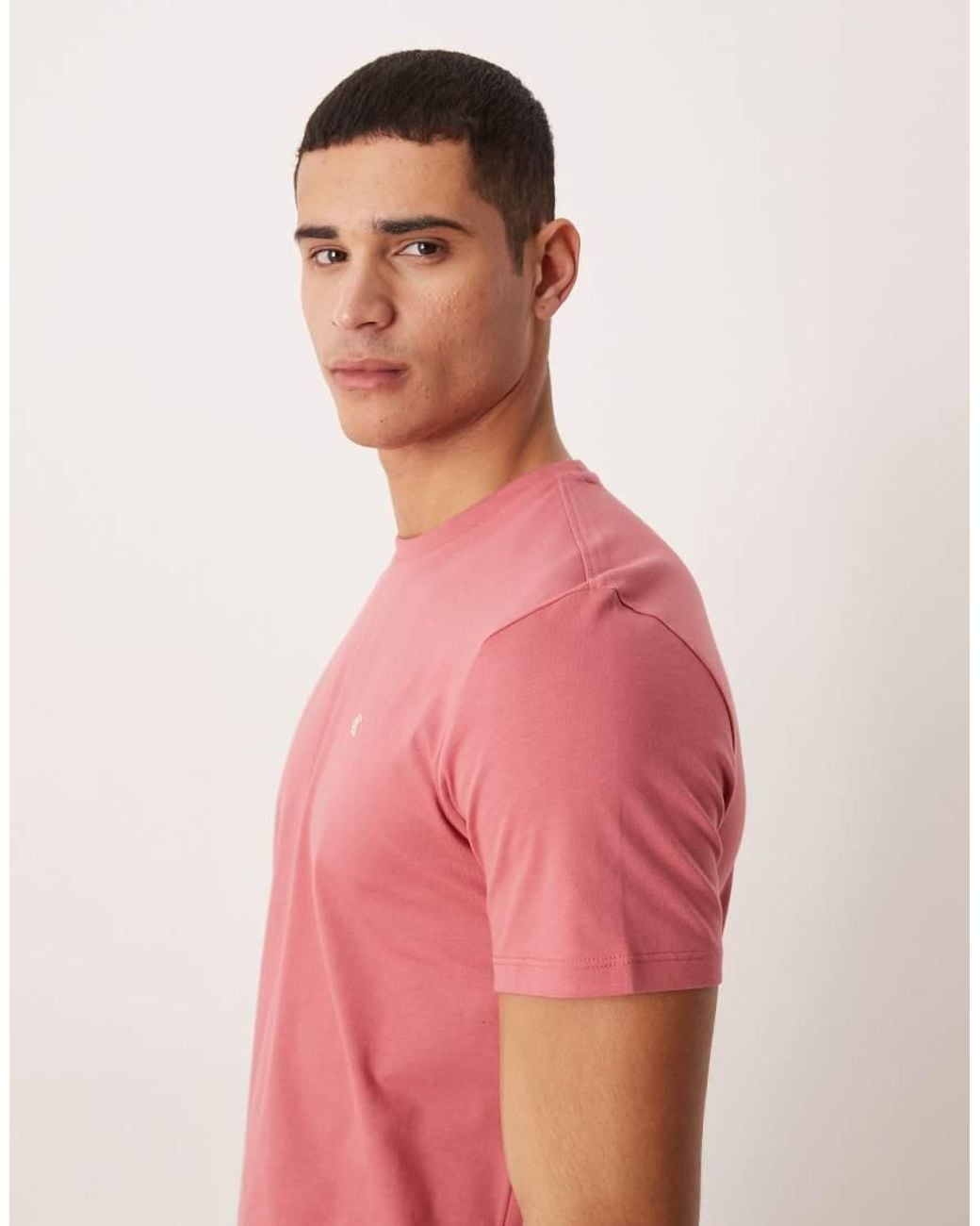Calvin Klein Red Classic Monogram T-Shirt for men