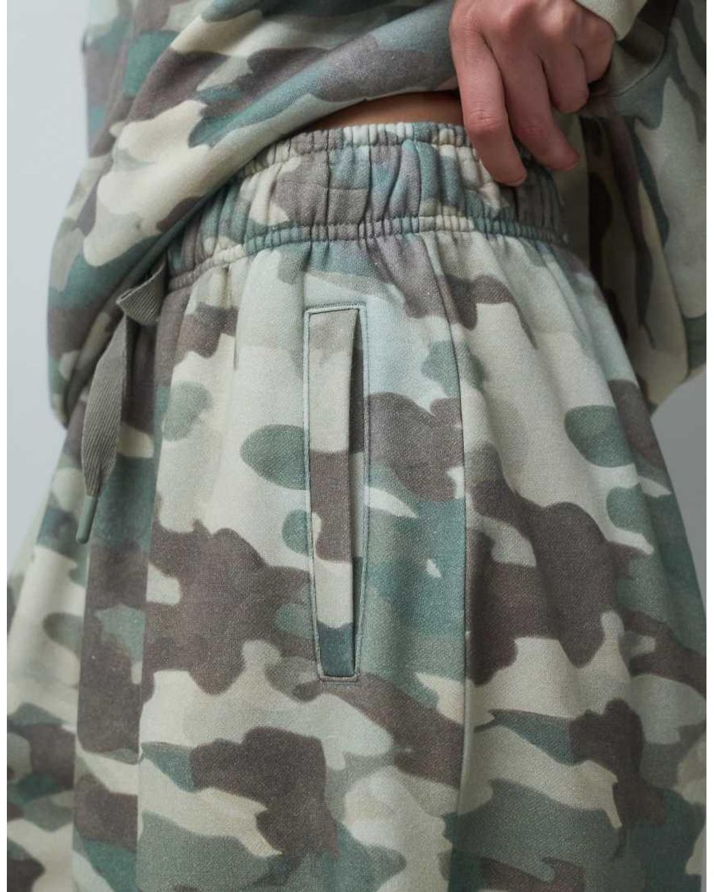 ASOS Green Oversized Camo jogger Co-ord