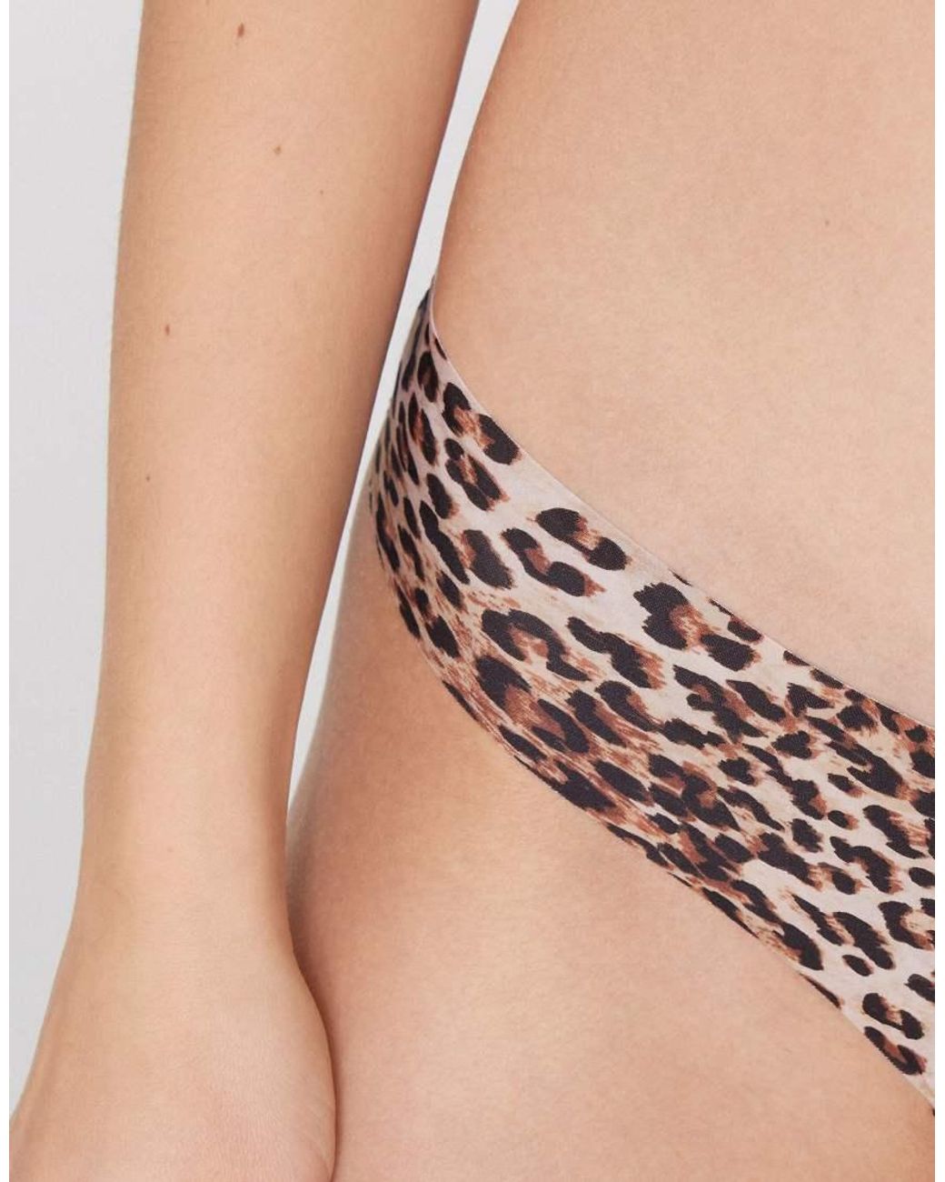 Tezenis Natural Laser-Cut Microfibre Brazilian Briefs