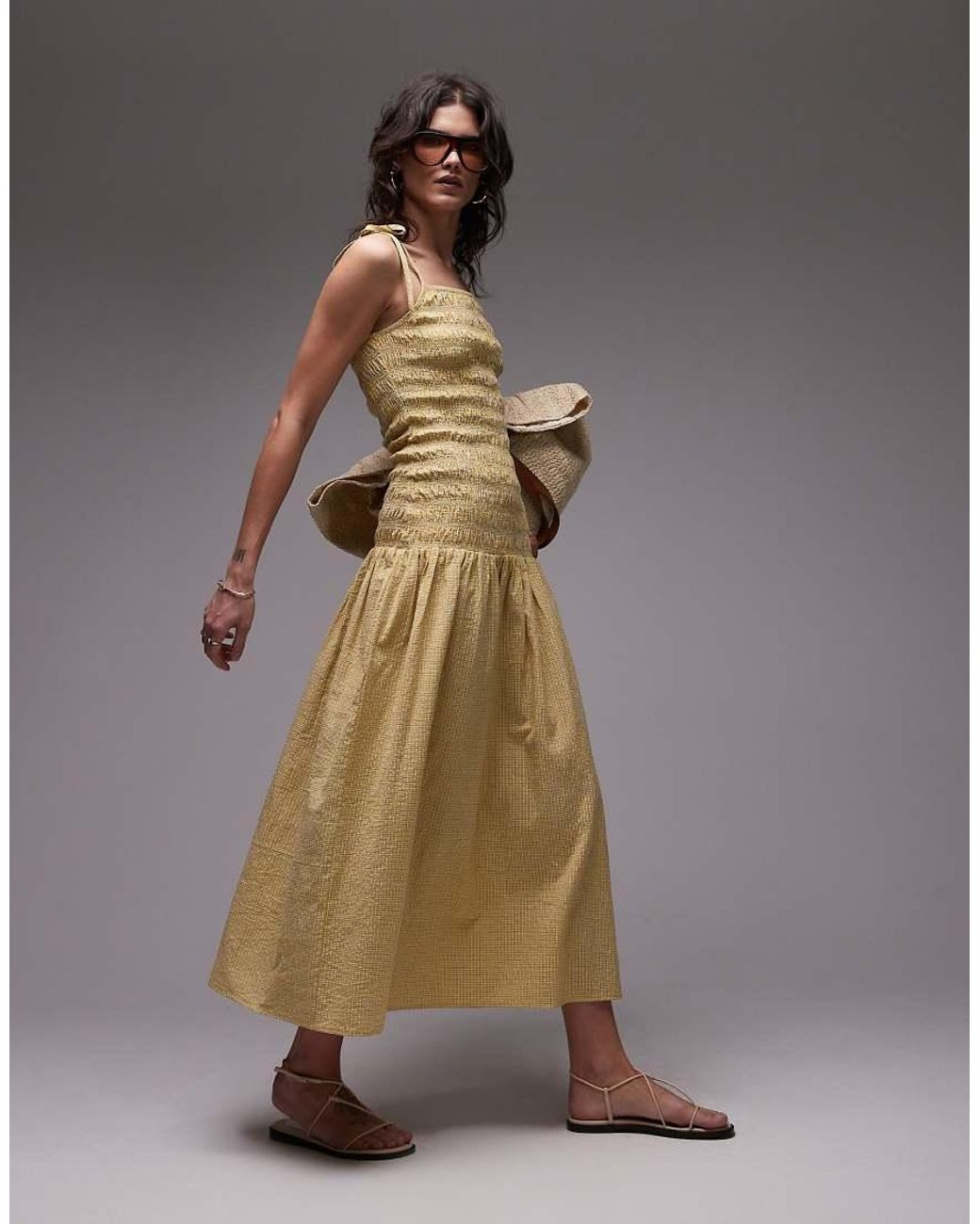 Cami di TOPSHOP in Yellow