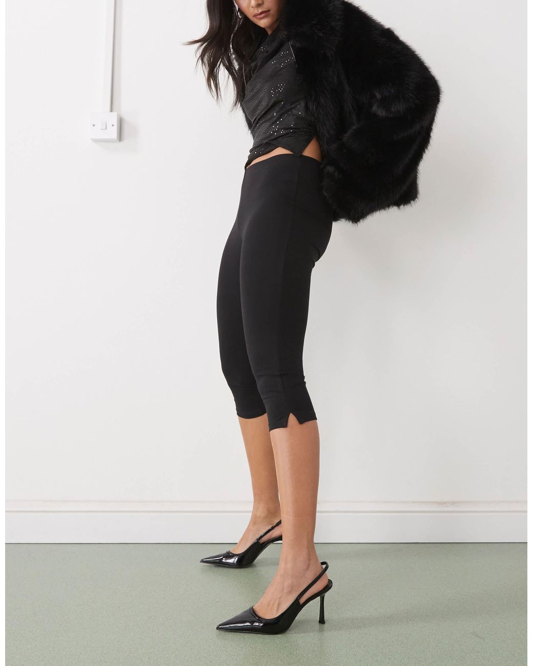 Weekday Black – caprihose
