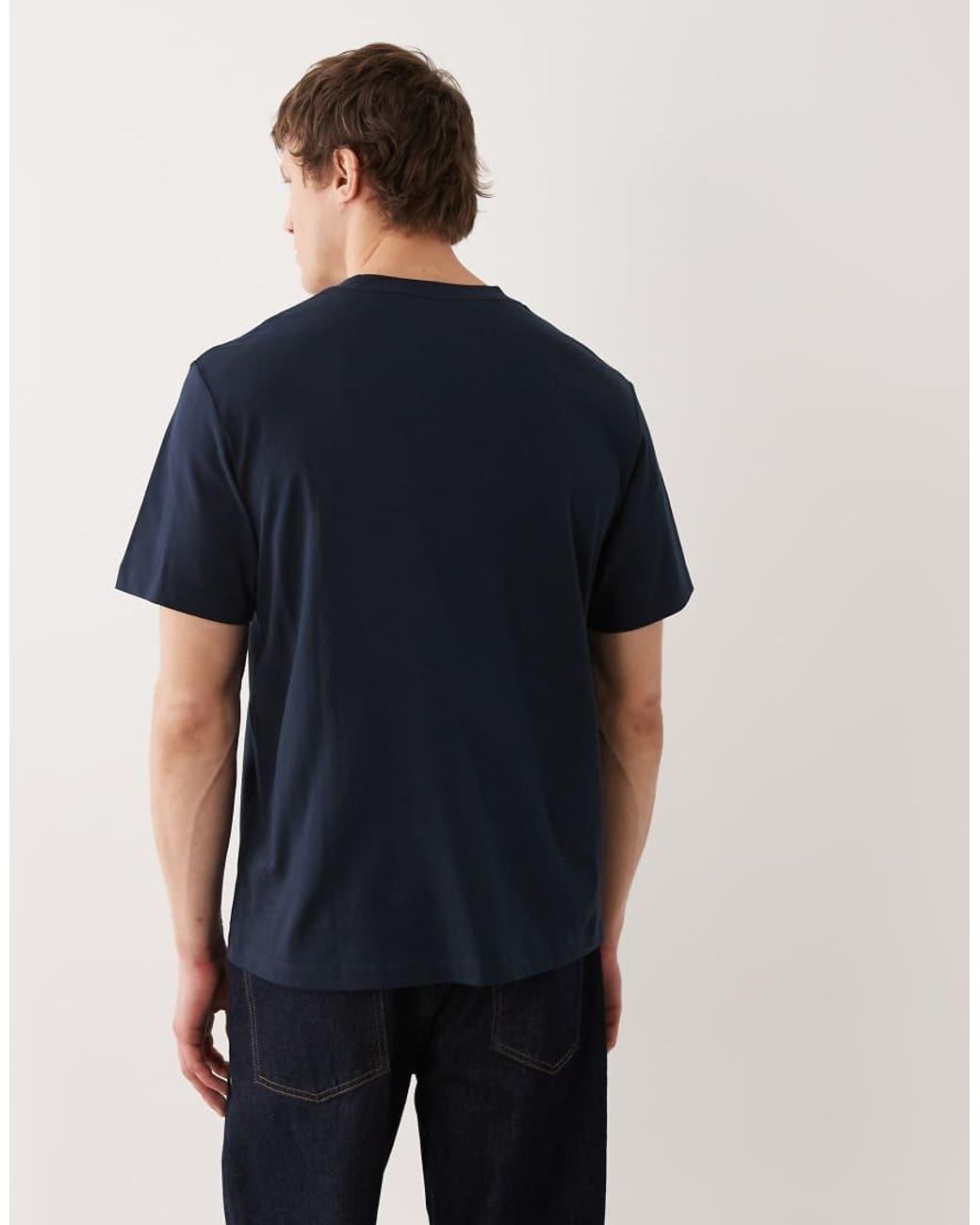 Calvin Klein Blue Centre Front Graphic Print T-shirt for men