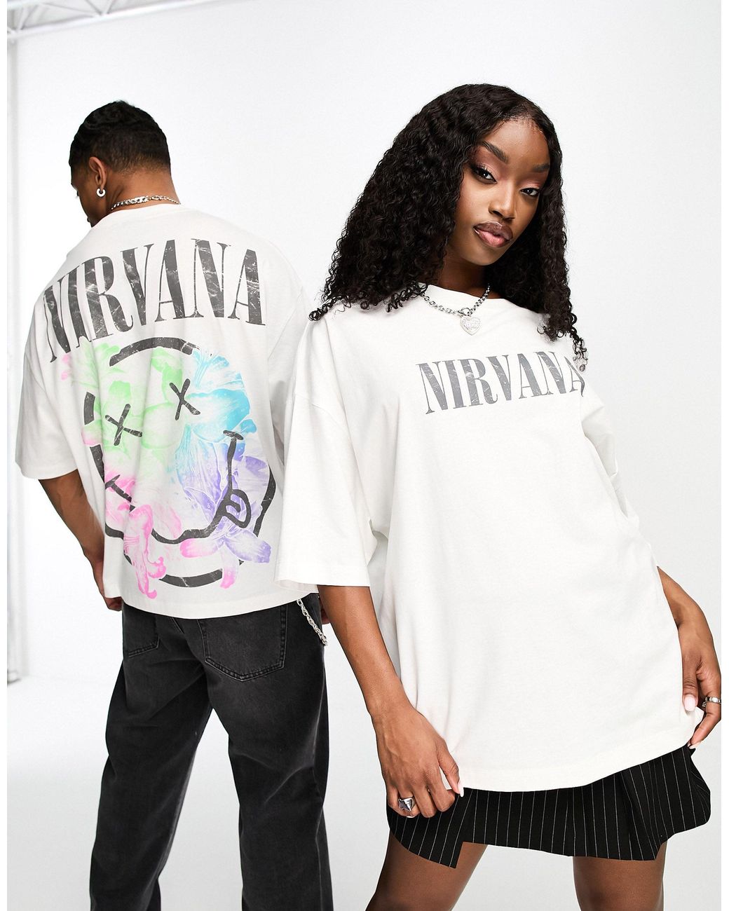 Nirvana oversized t shirt dress sales