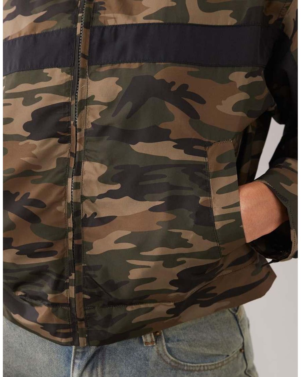 Lioness Green Essential Funnel Neck Windbreaker Jacket