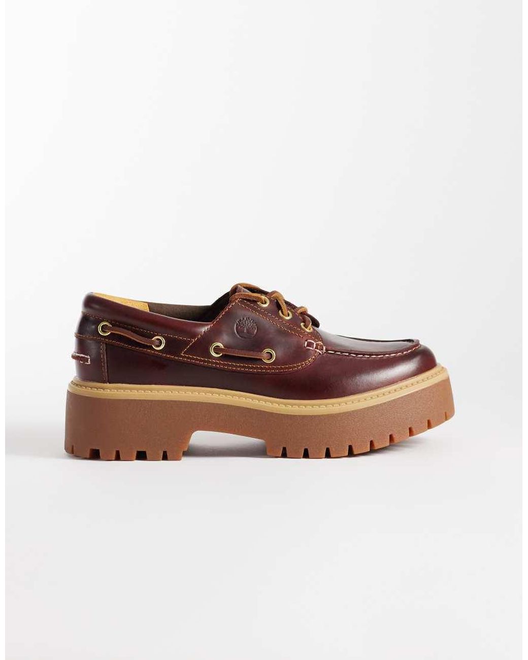 Timberland Blue Stone Street Platform 3 Eye Boat Shoes