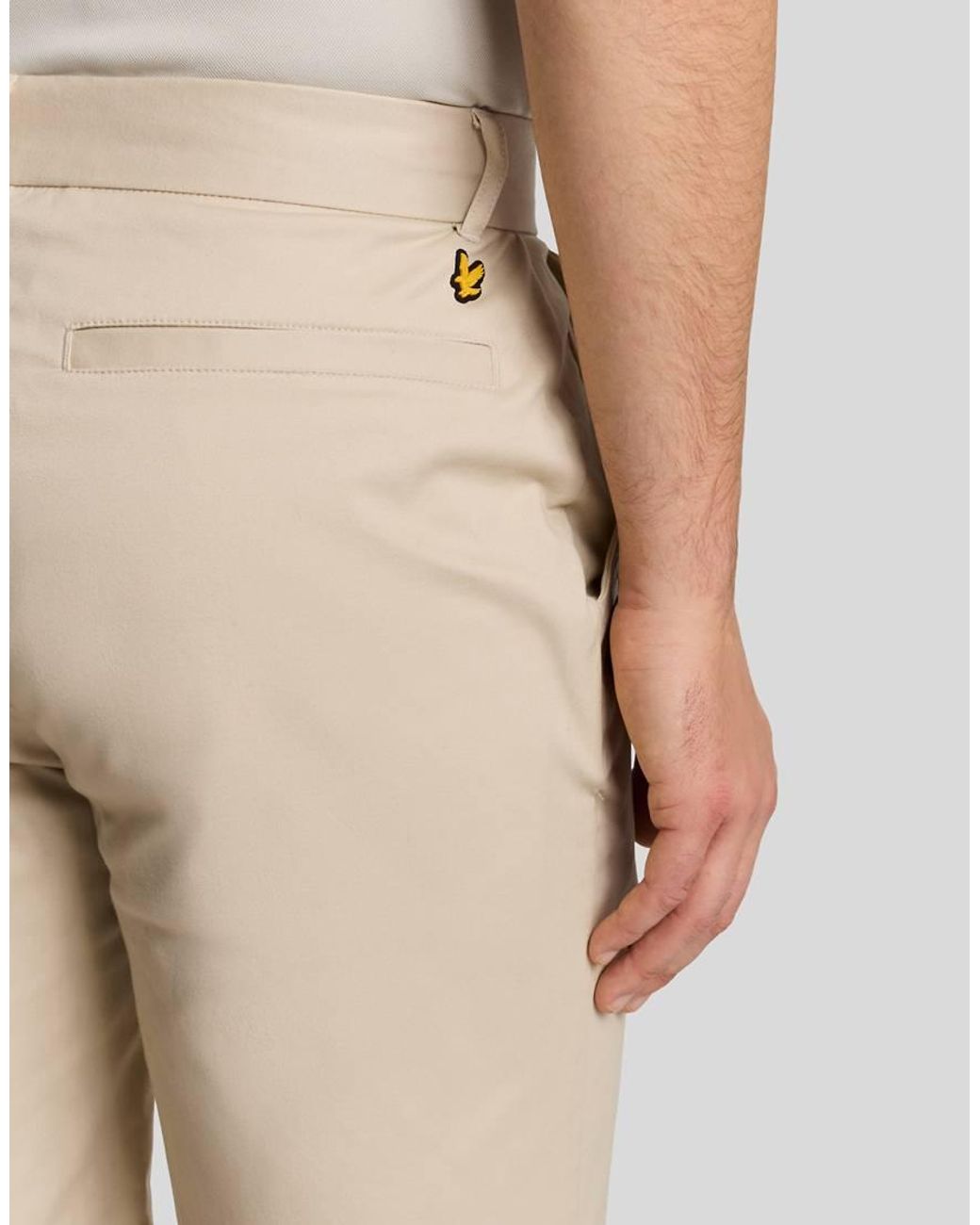 Lyle & Scott Natural Golf Course Stretch Chino Shorts for men