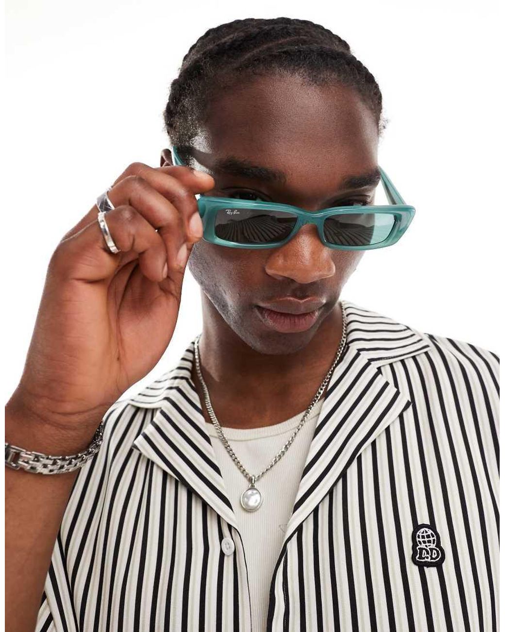 Ray-Ban Black Teru Rectangle Sunglasses