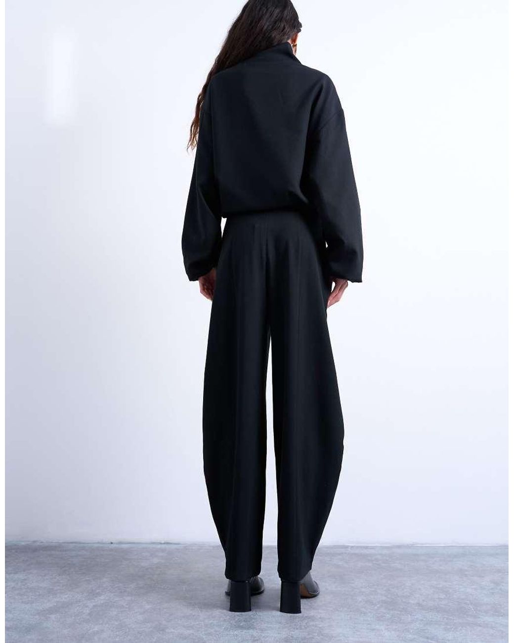 TOPSHOP Blue Co Ord Barrel Trouser