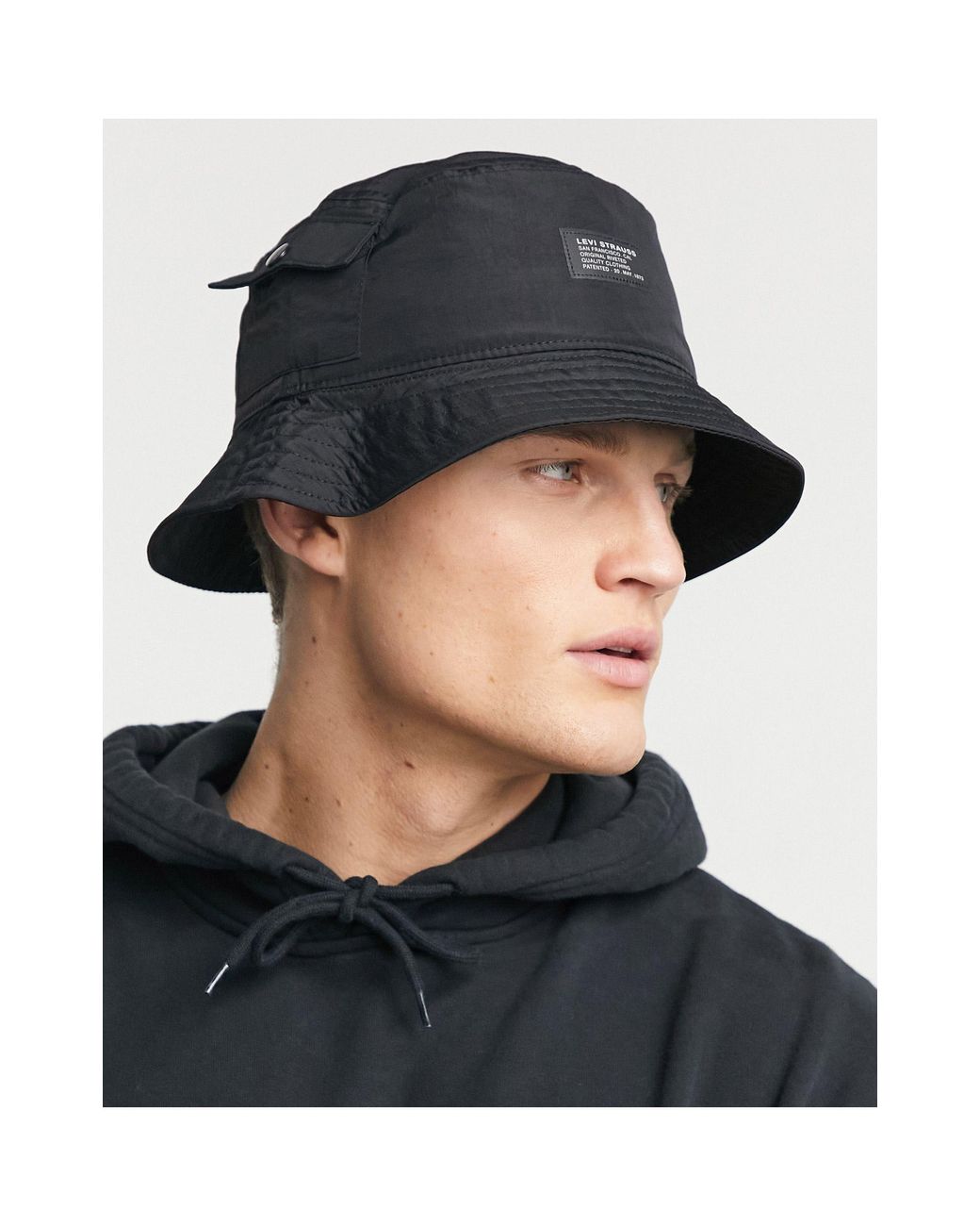 Levi's Bucket Hat in Black for Men | Lyst
