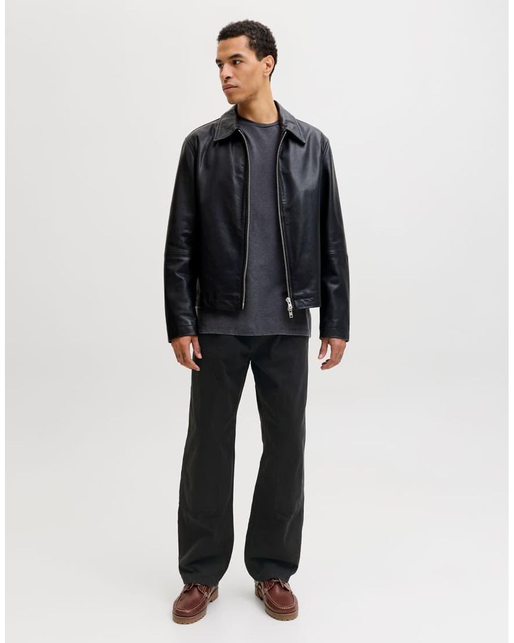 Jack & Jones Black Trousers for men