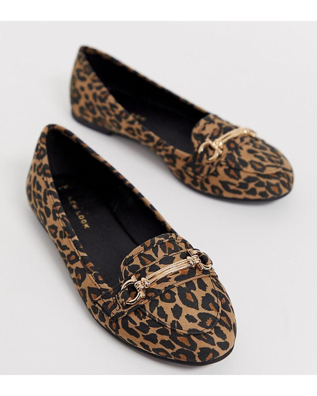 new look pink loafers