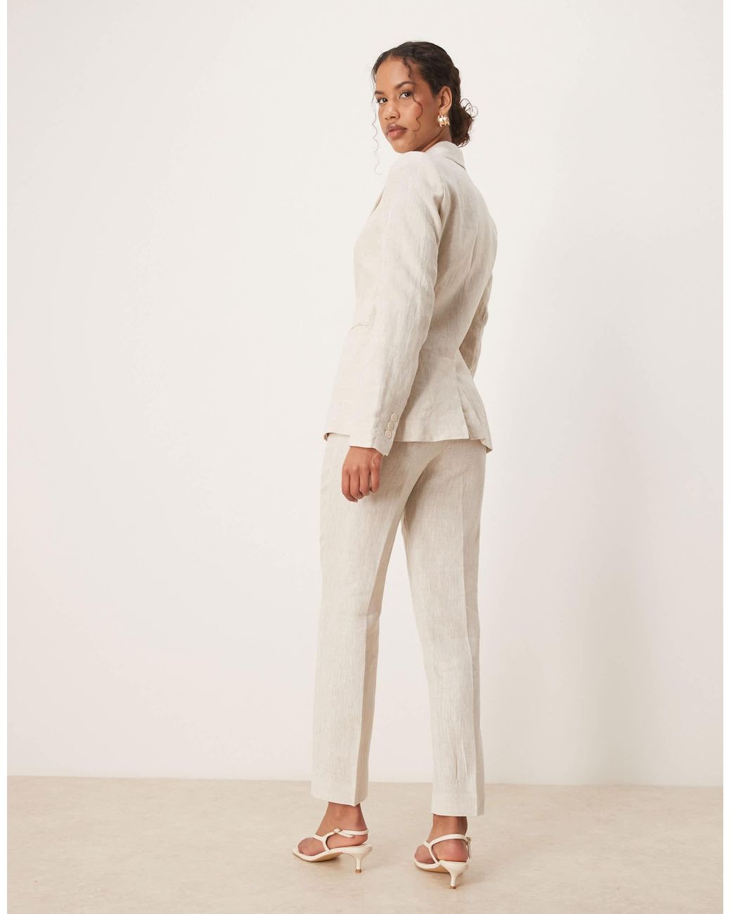 Mango Gray – elegante leinenhose