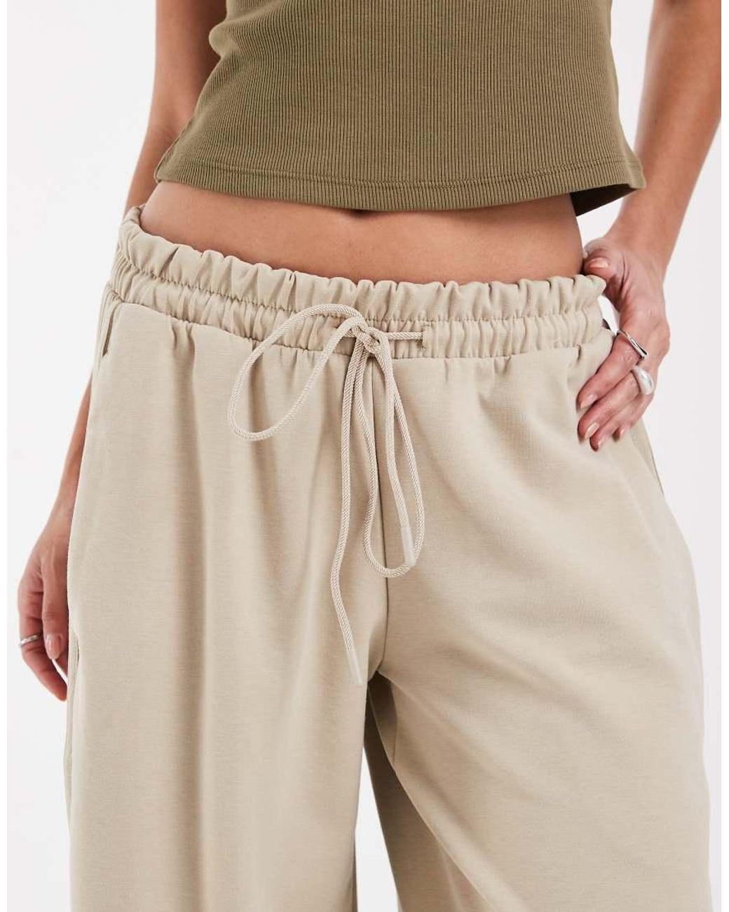 Adidas Originals Natural Soft Touch Barrel Leg Trousers
