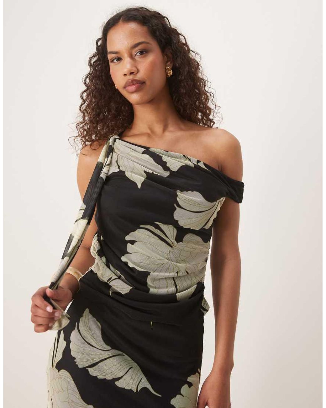 Pretty Lavish Natural Shea Jersey Tie Top Co-ord