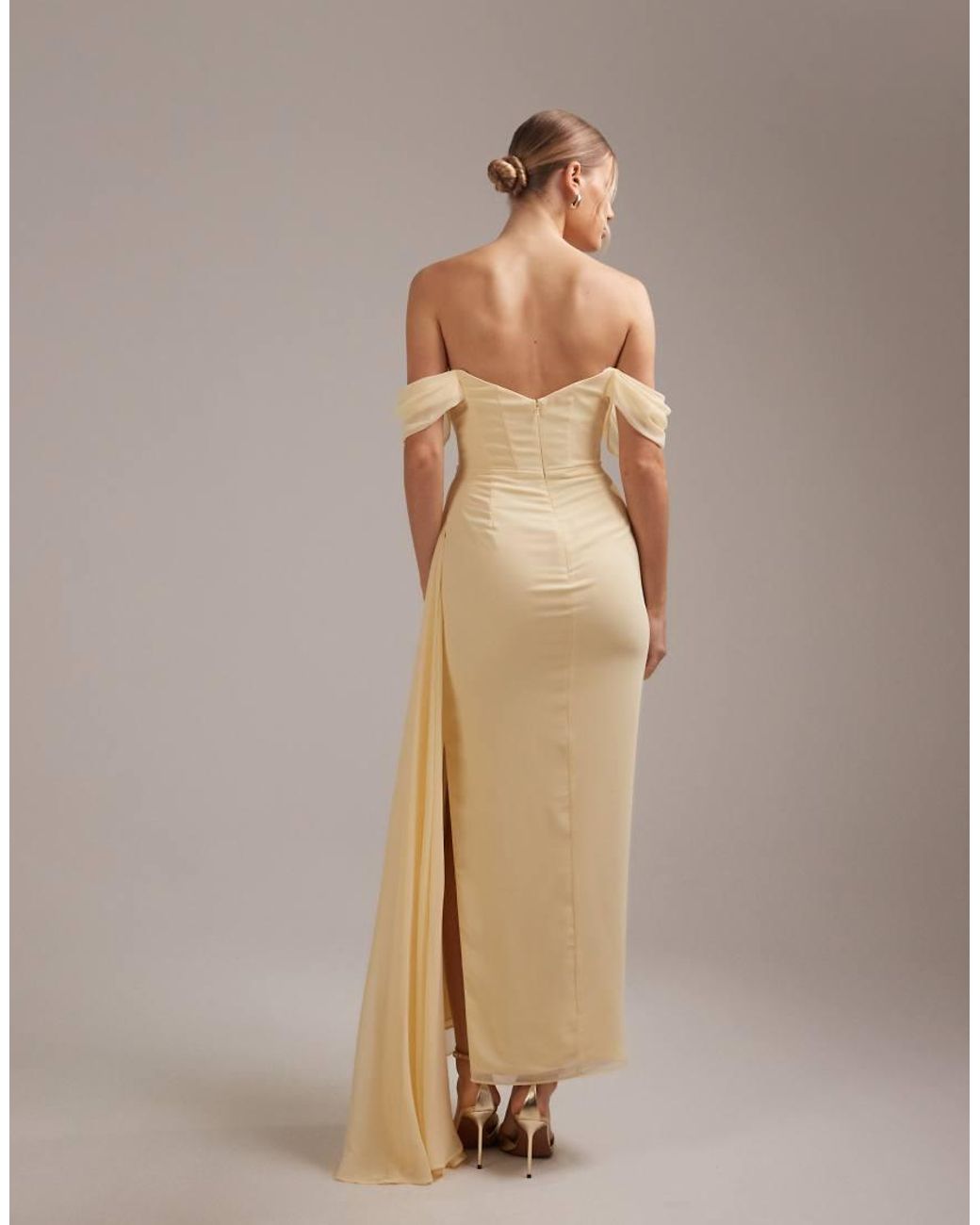 ASOS Georgette in het Natural