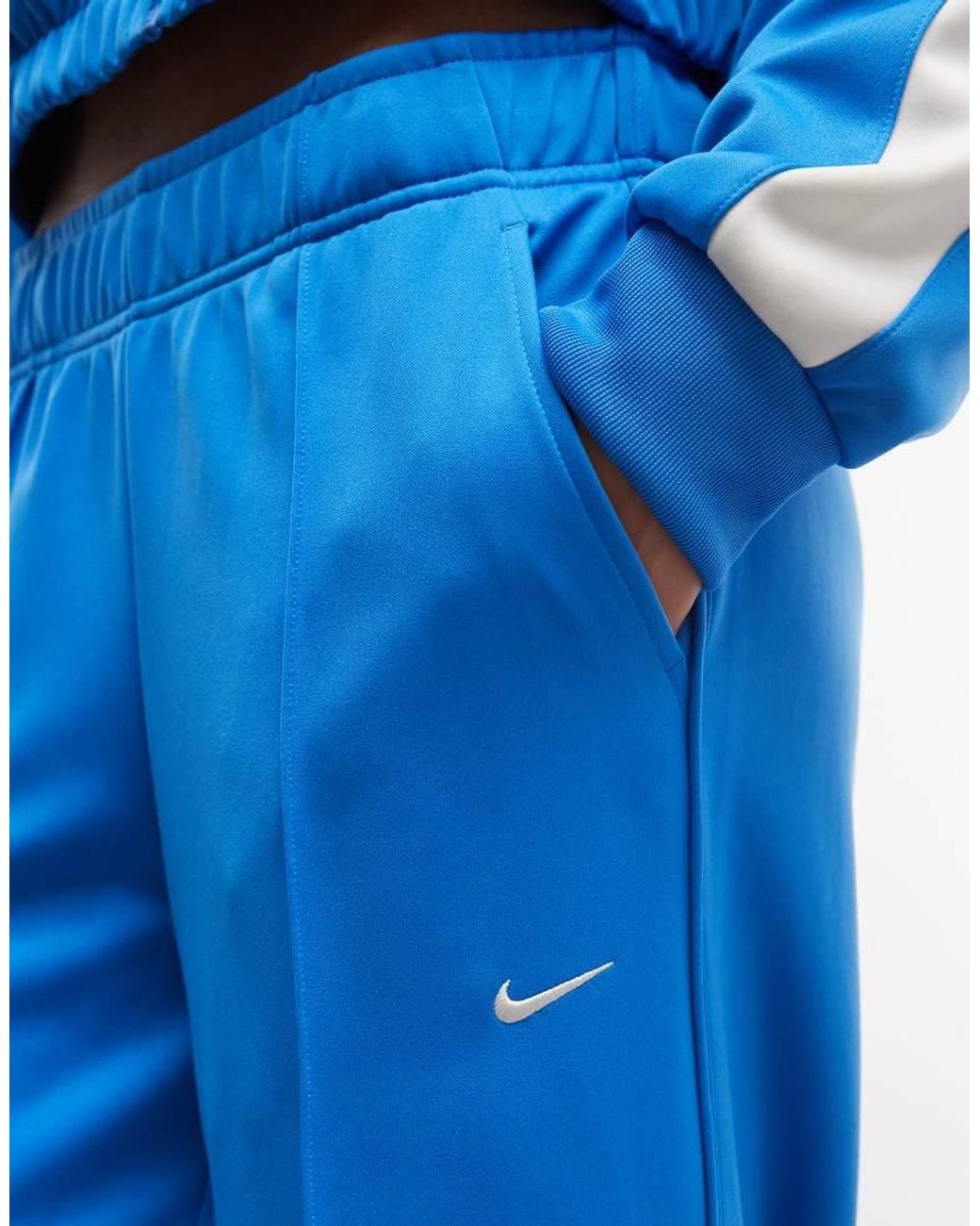 Nike Blue Street Wide Leg Trackpants