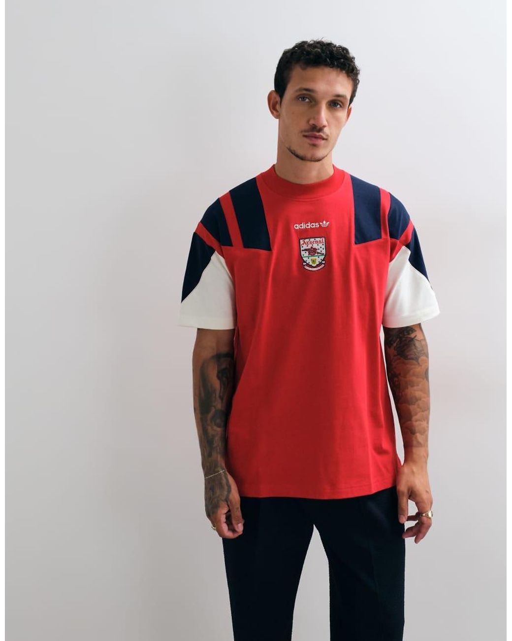 Adidas Originals Red Adidas Football Arsenal 26/27 Eqt Jersey for men