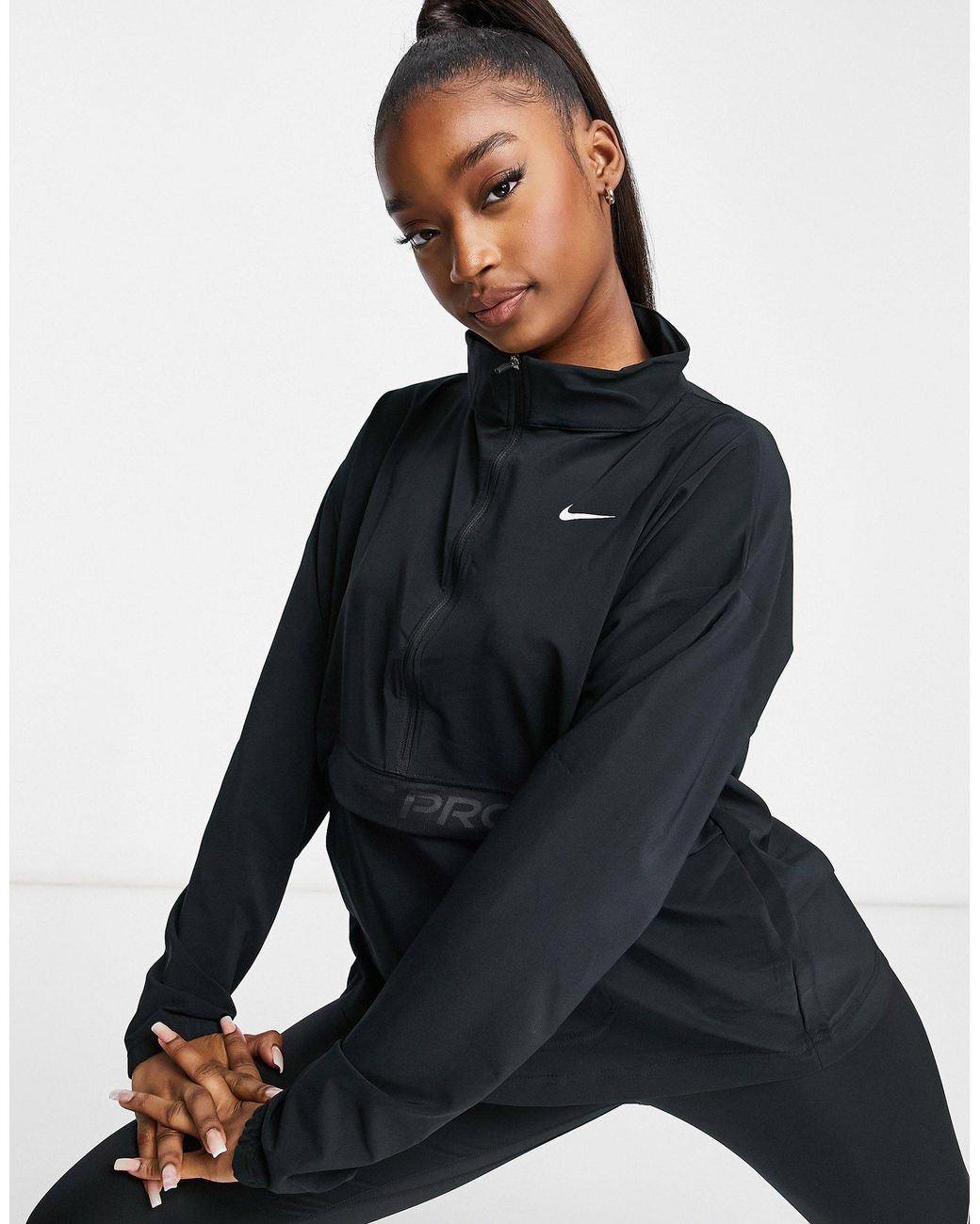 nike training half zip