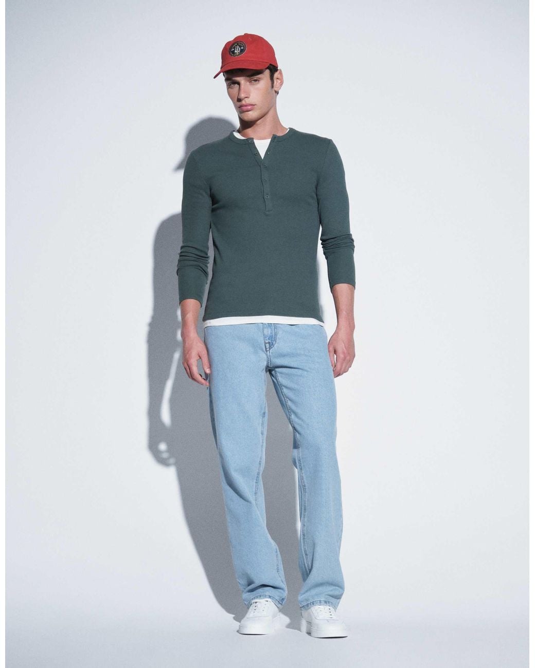 ASOS Blue Straight Jeans for men