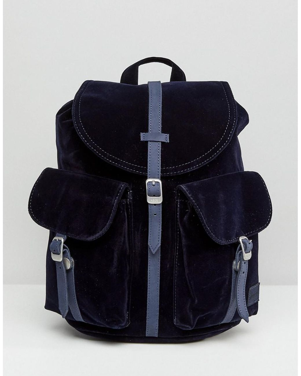 Herschel Supply Co. Herschel Dawson Navy Velvet Backpack in Blue Lyst Canada