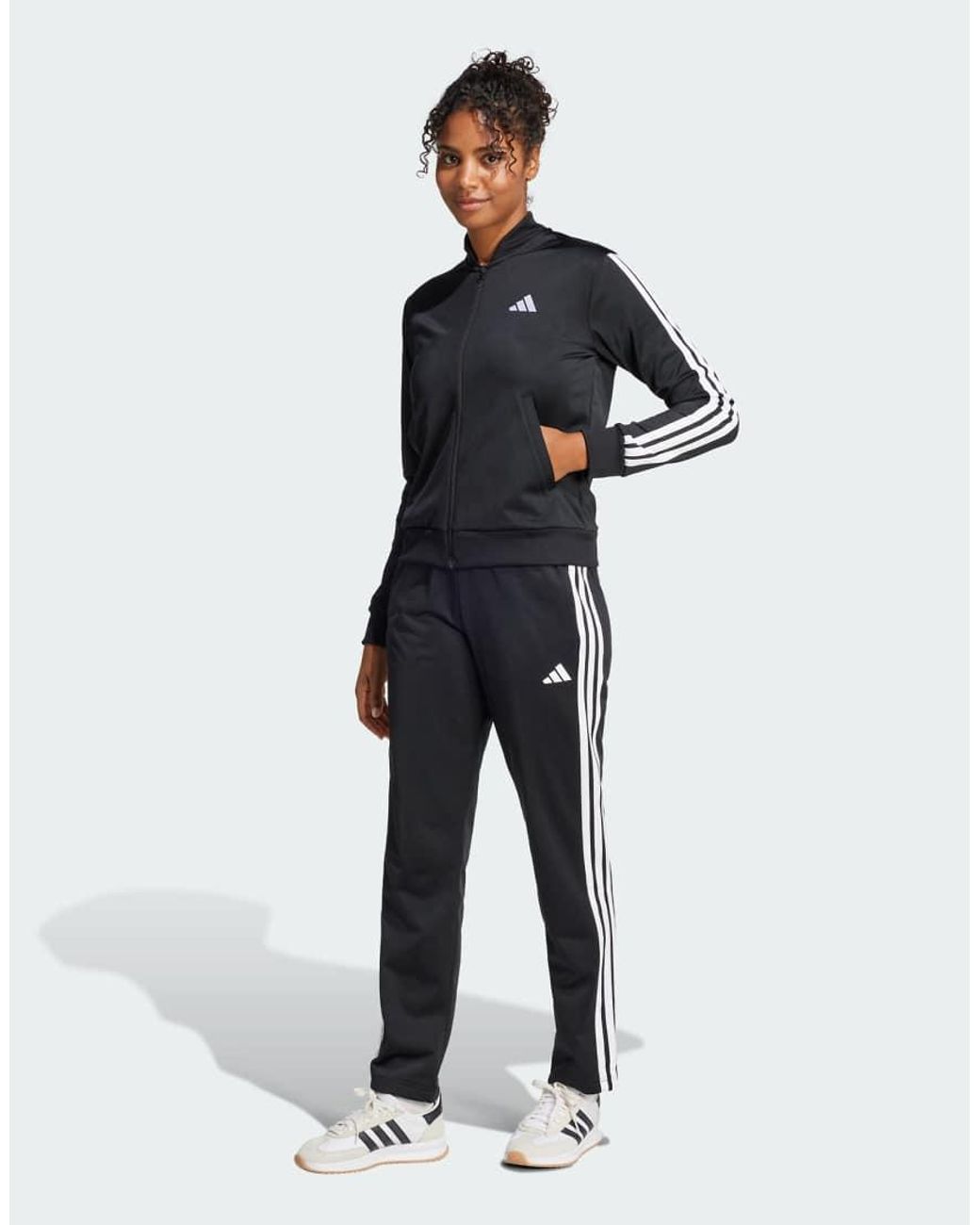 Adidas Originals Blue Essentials 3-Stripes Track Suit