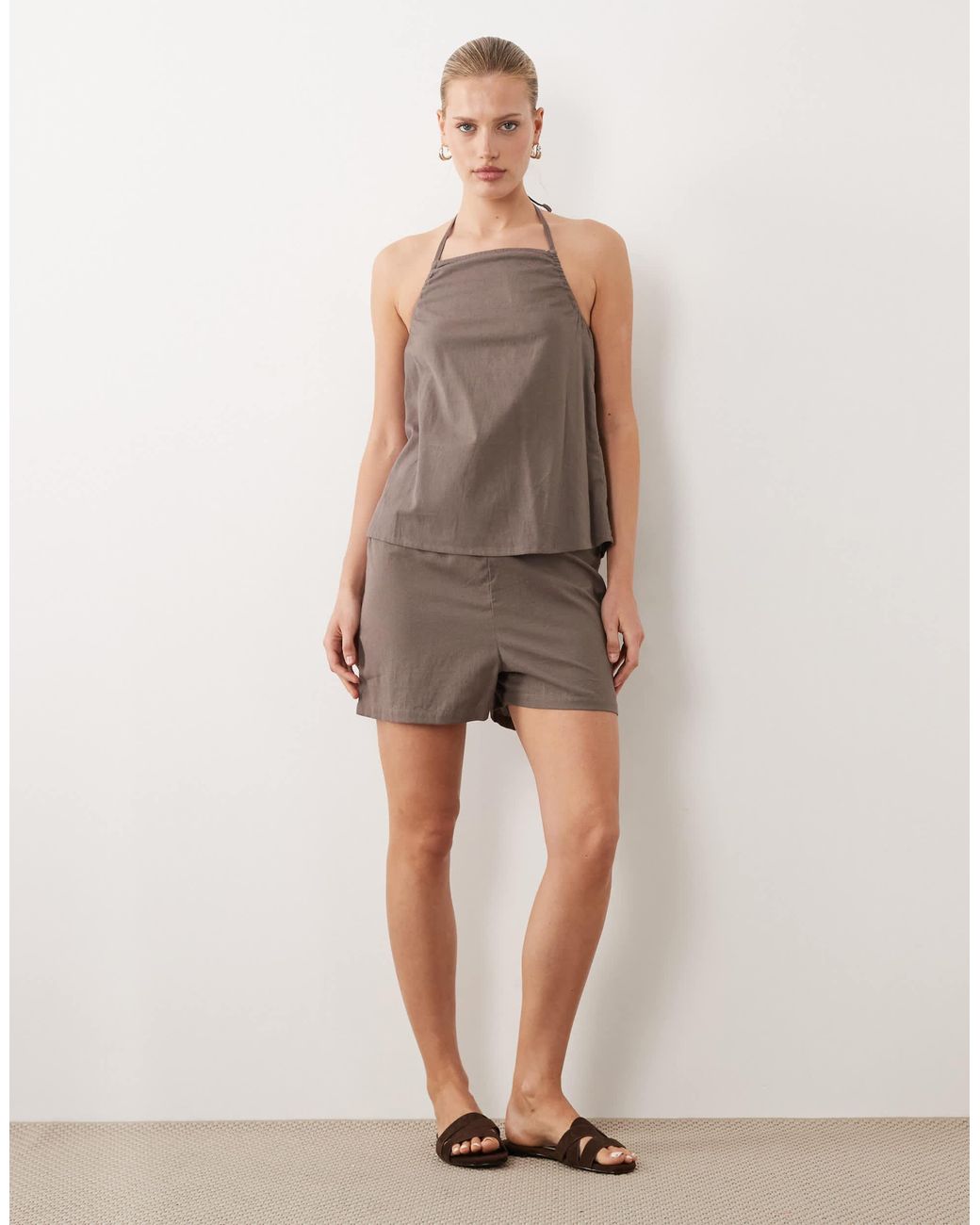 Crop top d'ensemble esmé studios en coloris Brown