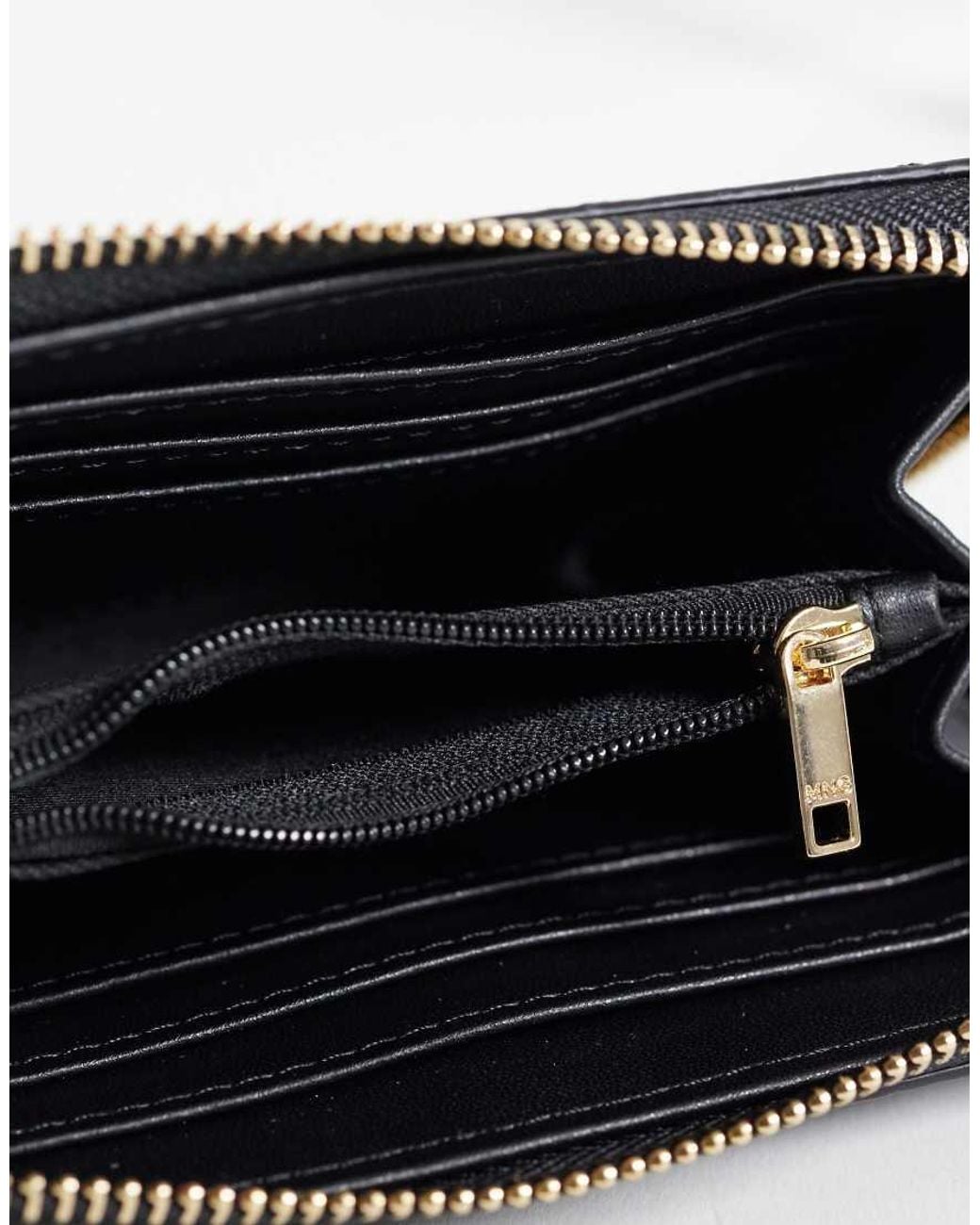 Mango Black Large Wallet