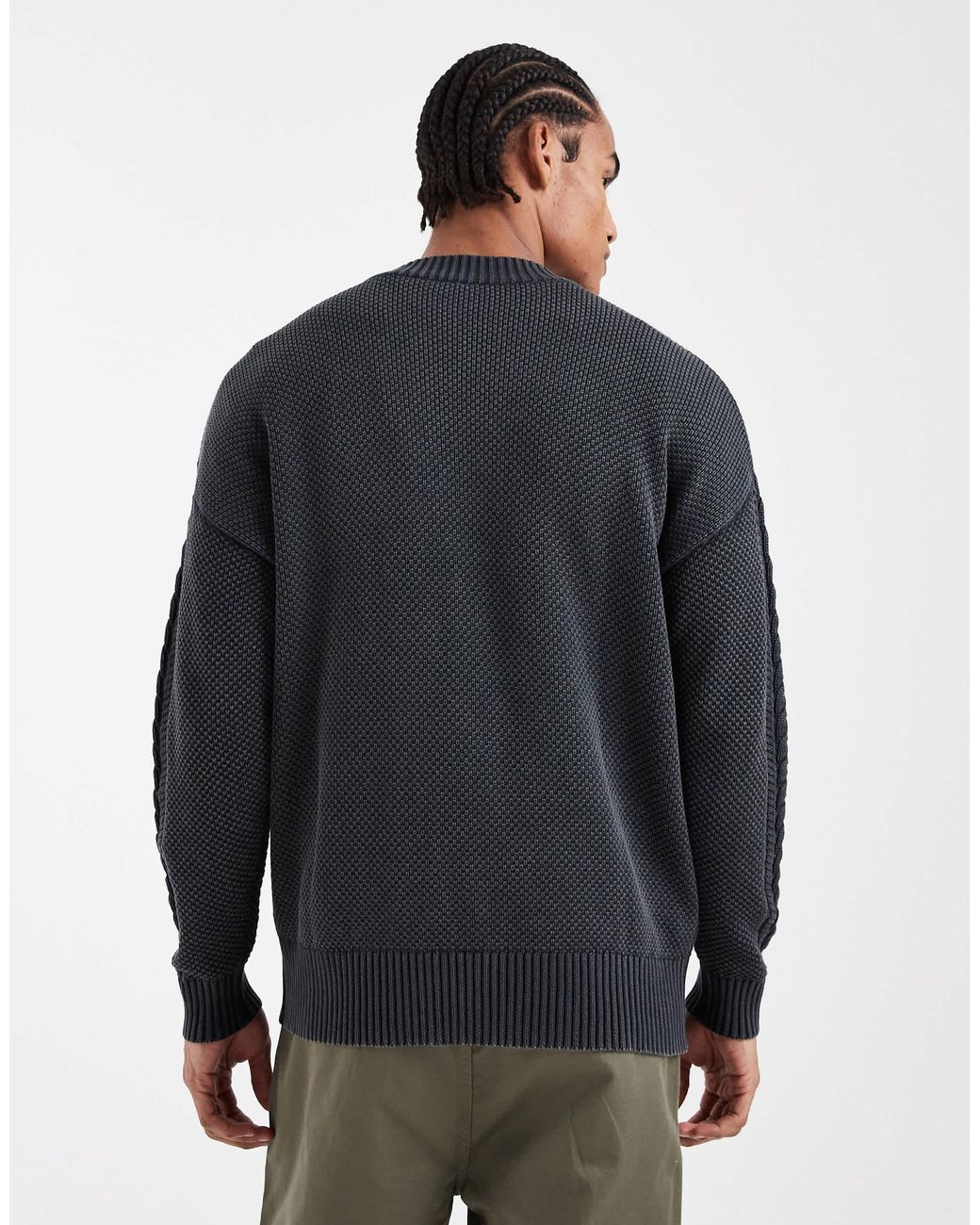 Pull ras Collusion en coloris Blue