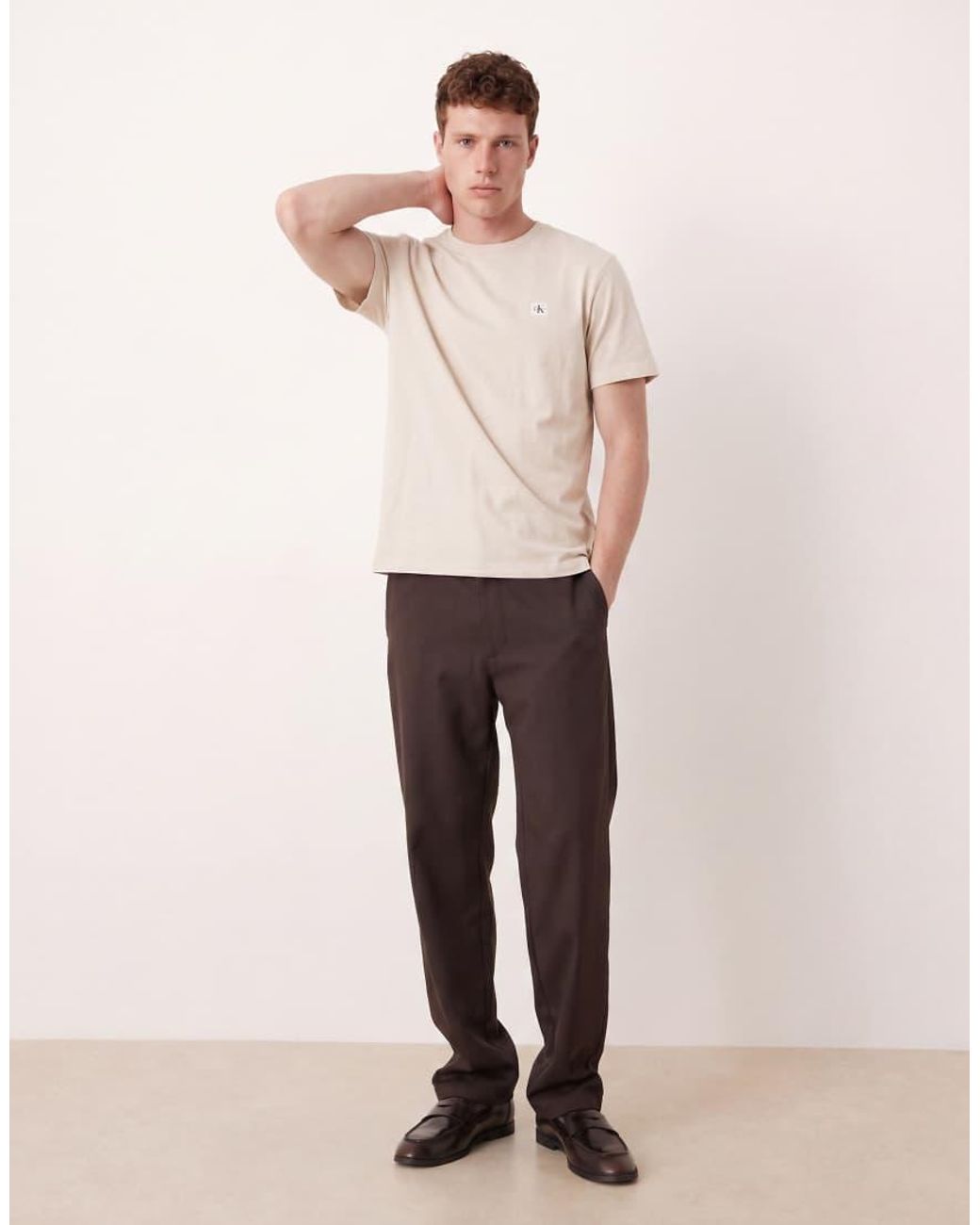 Calvin Klein Natural Badge Classic T-shirt for men
