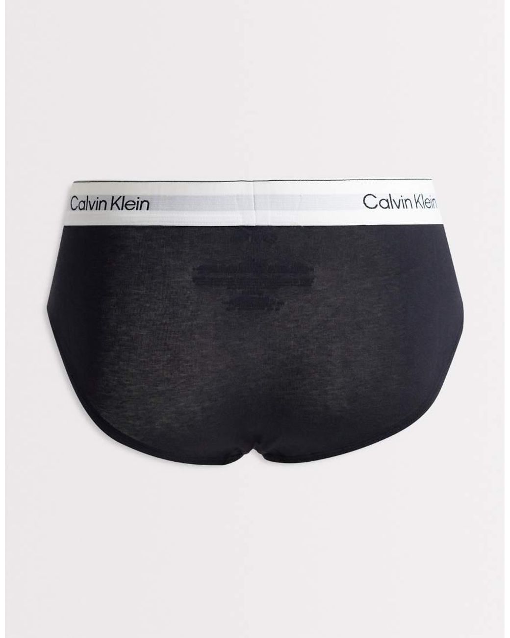Calvin Klein White Icon Cotton Stretch 3 Pack Hipster Briefs for men