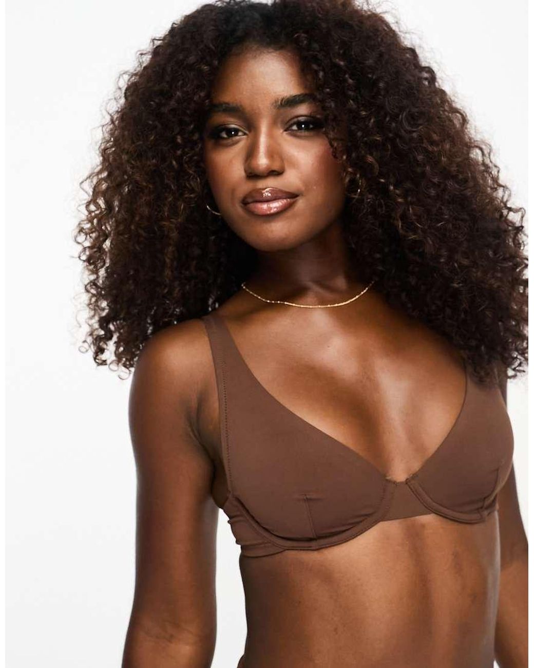 ASOS Brown Marina Smoothing Underwire Bra