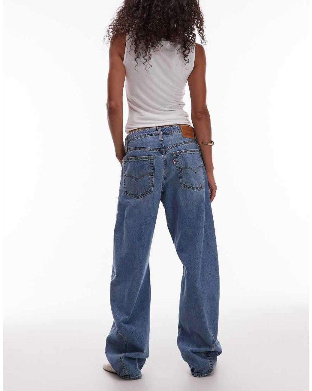 Levi's Blue baggy Dad Barrel Jeans