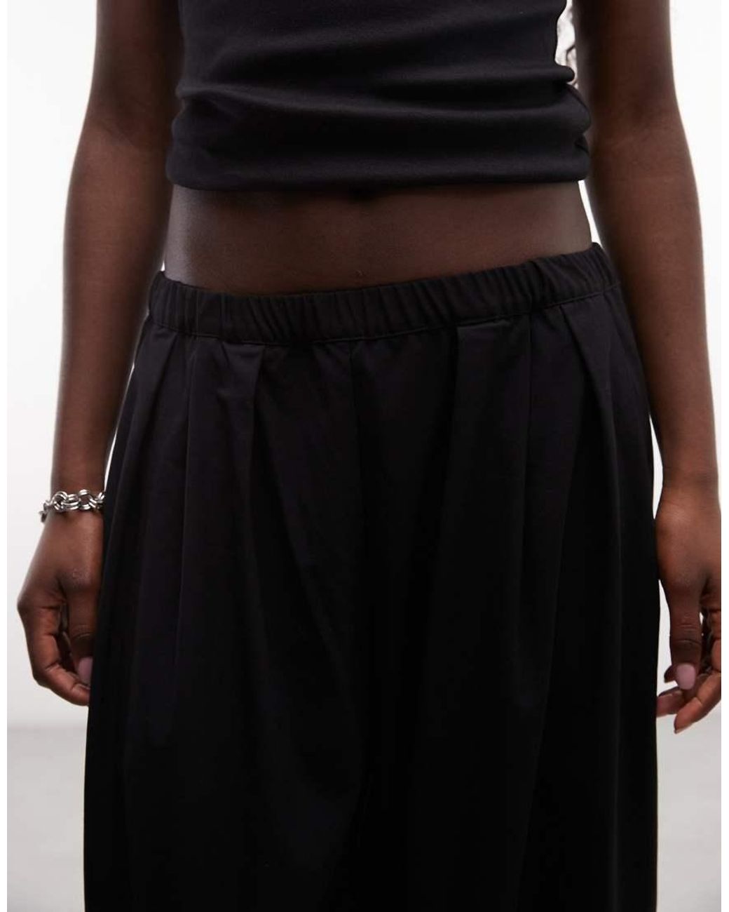 Weekday Blue Wide Leg Balloon Pants