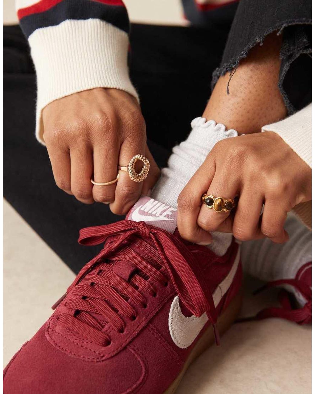 Nike Black Field General Suede Trainers