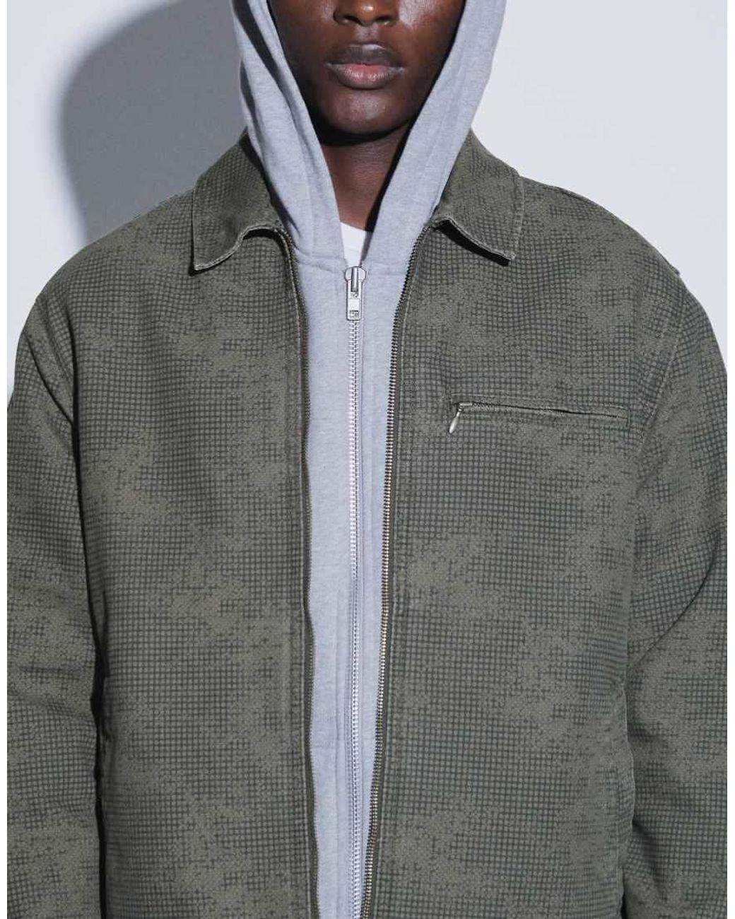 Levi's Black Cristobal Printed Harrington Jacket for men