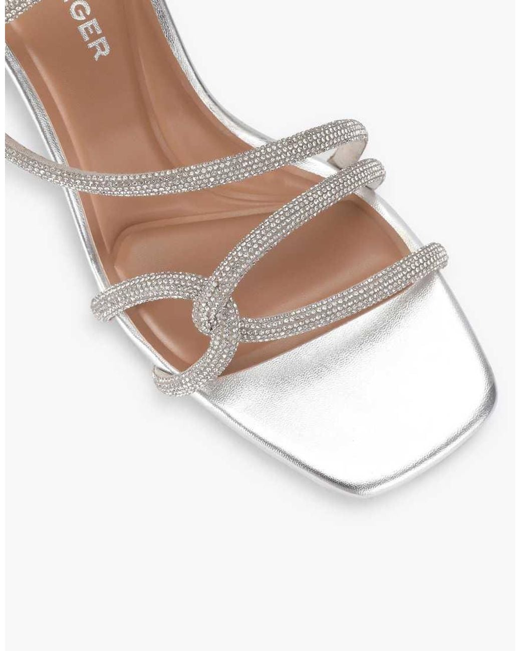 KG by Kurt Geiger Metallic Audrey2 Heeled Sandals