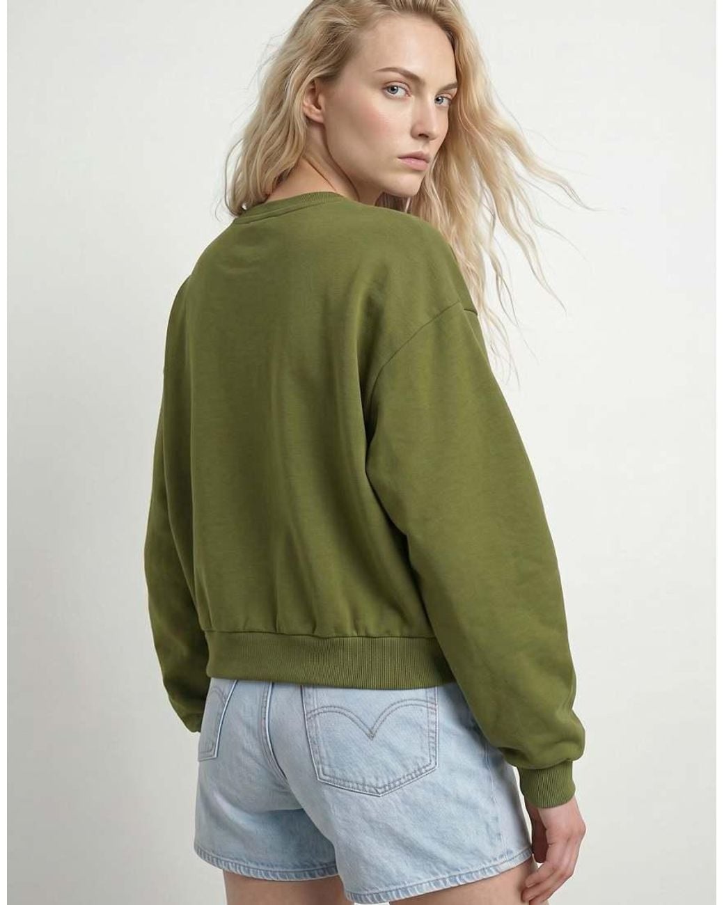 HYPEDROP Green Sweatshirt