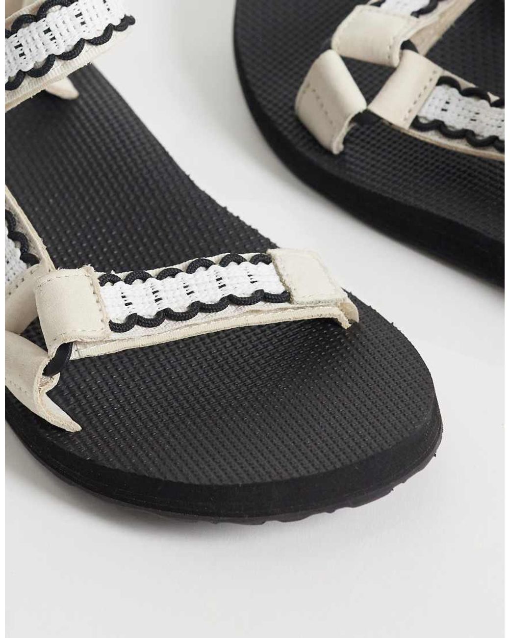 Teva Black Original Universal Cordcraft Sandals