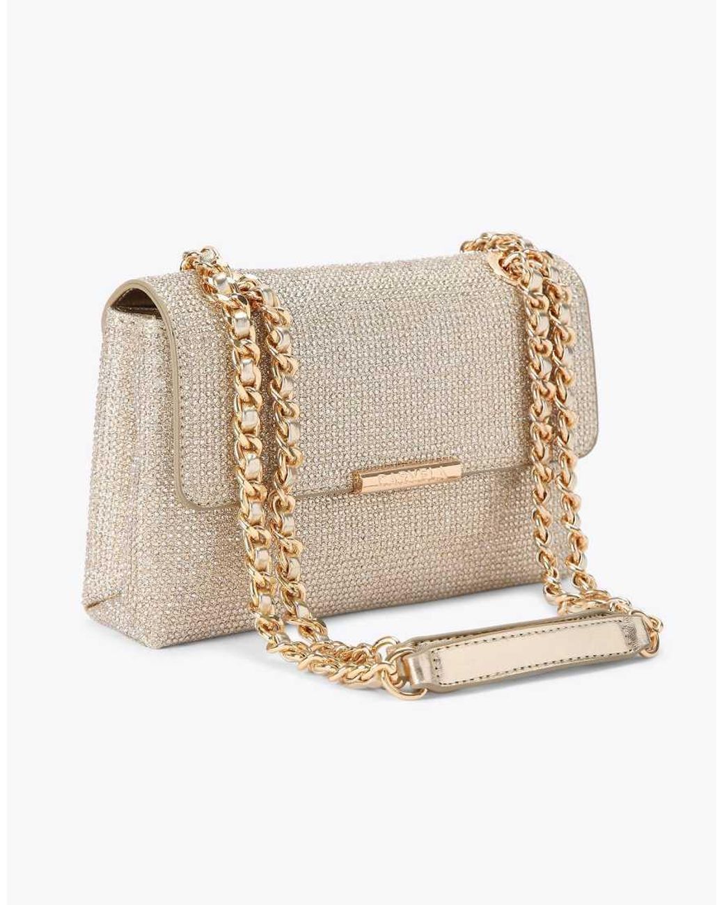 Carvela Kurt Geiger Natural Rosa Chain Shoulder Bag
