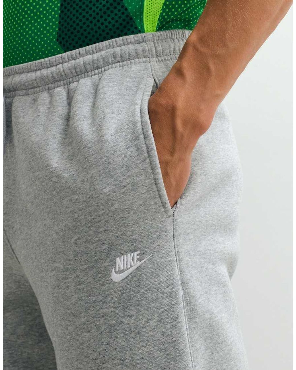 Nike Blue Club Fleece Straight Leg Logo joggers for men