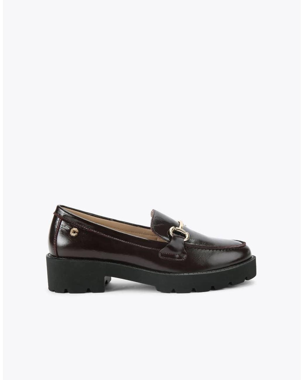 Carvela Kurt Geiger Black Snap Chunky Flat Shoes
