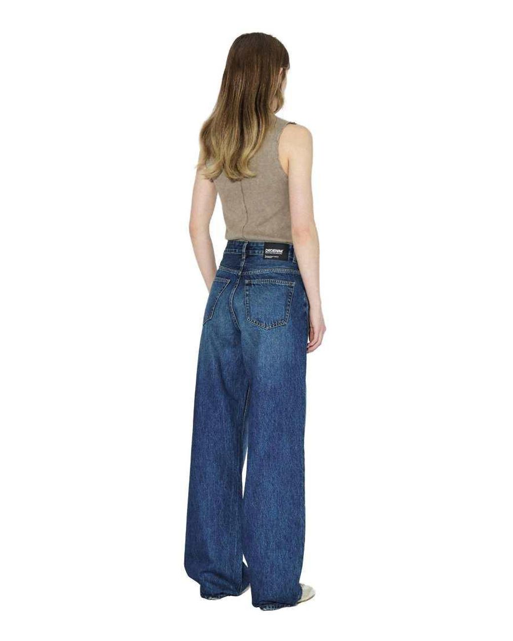 Dr. Denim Blue Donna High Rise Relaxed Jeans