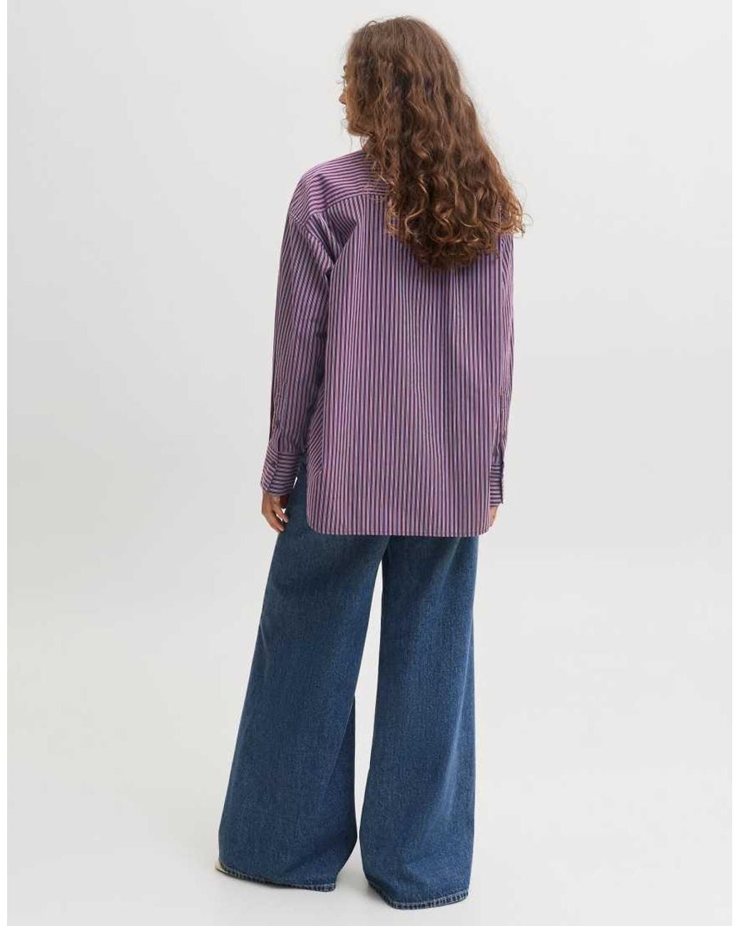 JJXX Purple Poplin Shirt